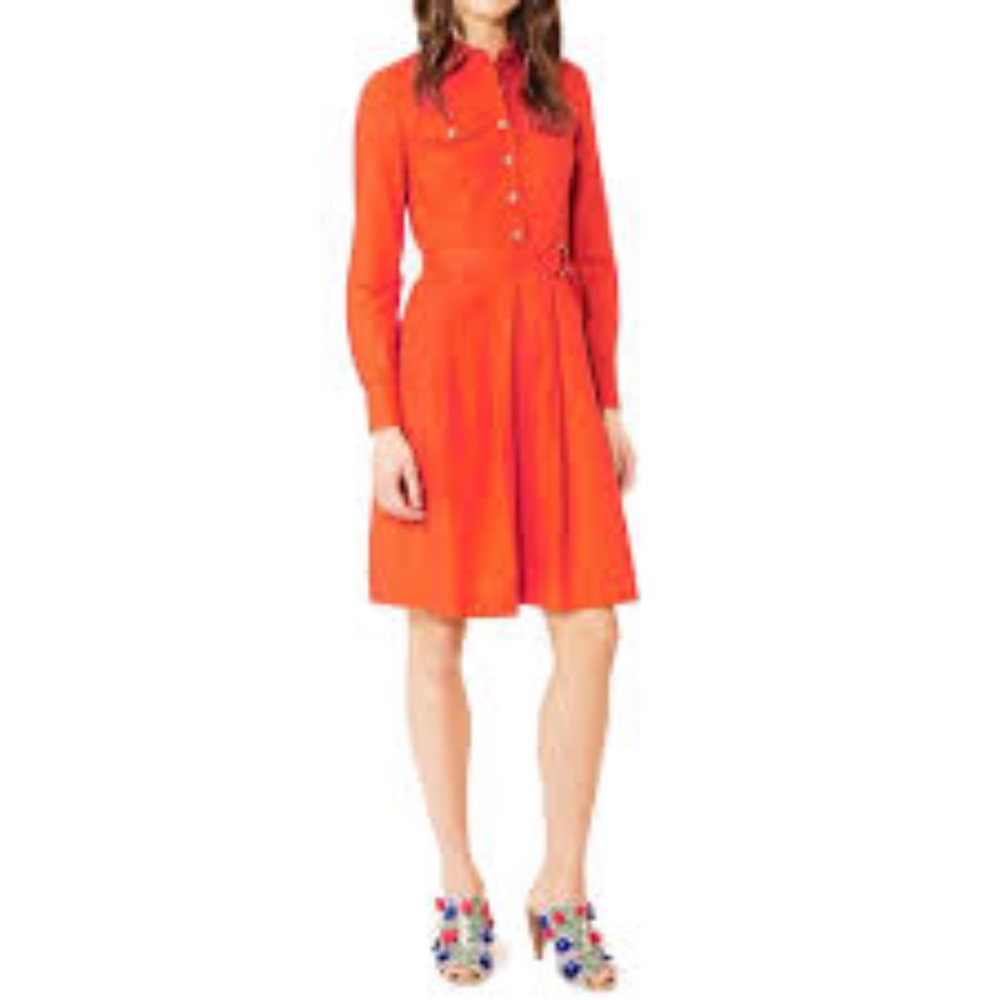 Tory Burch Red Derrick Dress, Size 10